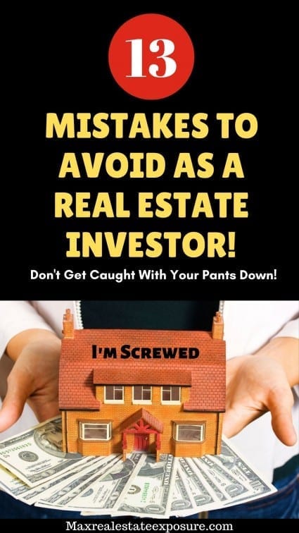 Mistakes Real Estate Investors Make