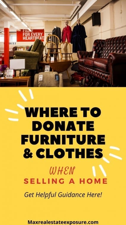 Where To Donate Furniture And Clothes When Moving