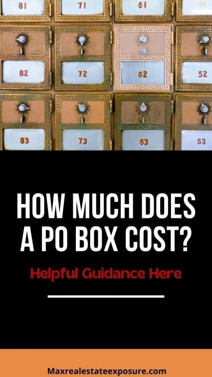 cost of po box